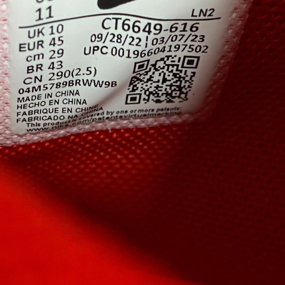 Nike Alpha Menace Pro 3 Mid Mens Football Cleats Red CT6649-616 NEW Size 11 - Picture 2 of 10